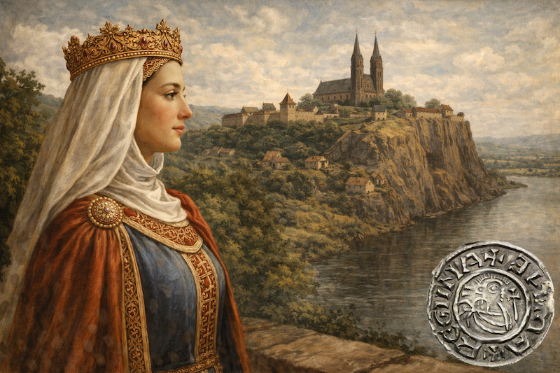 Vzácný denár tajemné kněžny Emmy